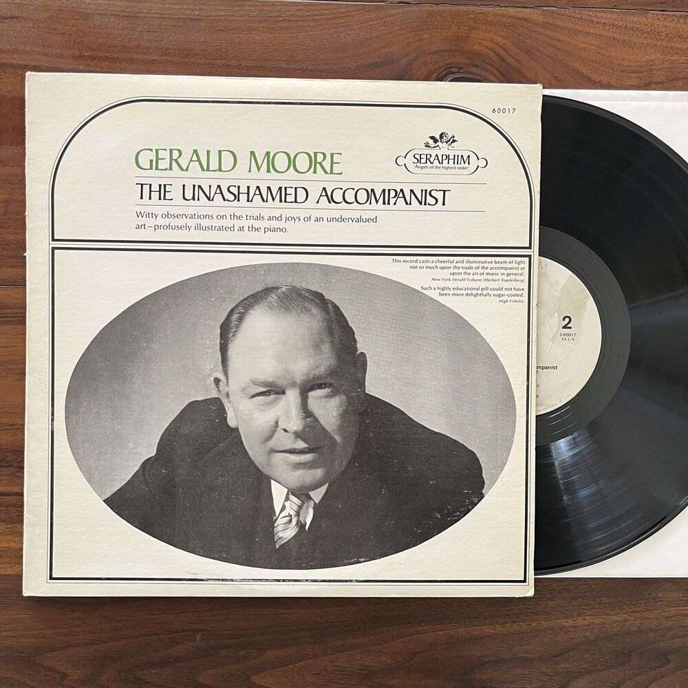 Gerald Moore The Unashamed Accompanist Vinyl LP Seraphim 60017